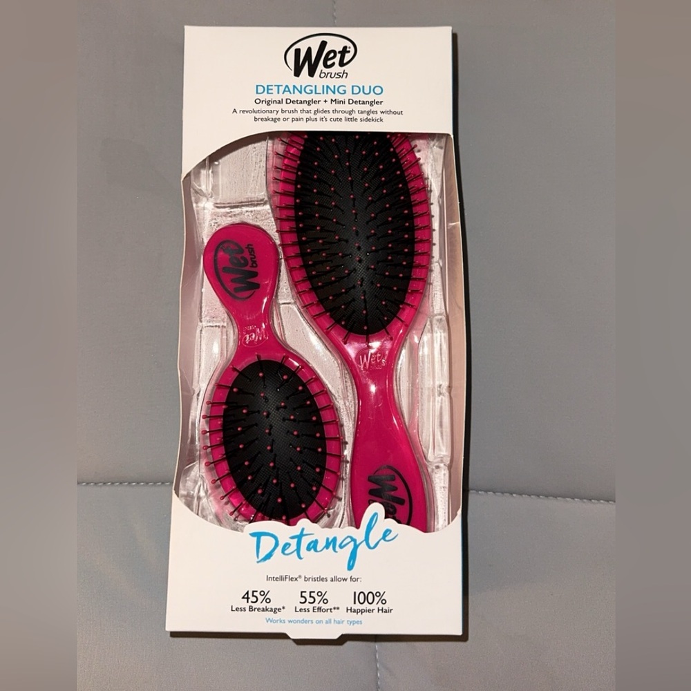 WetBrush DETANGLING DUO
Original Detangler + Mini Detangler
